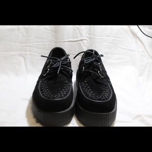 Black Suede T.U.K Creeper shoes